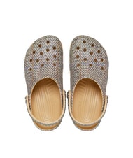 CROCS CLASSIC TWEED CLOG Sabot de papuci grâu - Pantofi unisex - 4