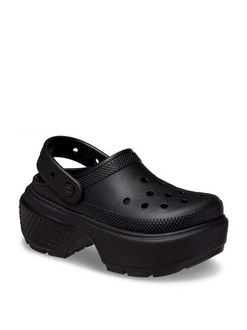 STOMP CLOG W Papuci cu platformă și saboți negru - Pantofi unisex