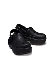 CROCS STOMP CLOG W Papuci cu platformă și saboți negru - Pantofi unisex - 5