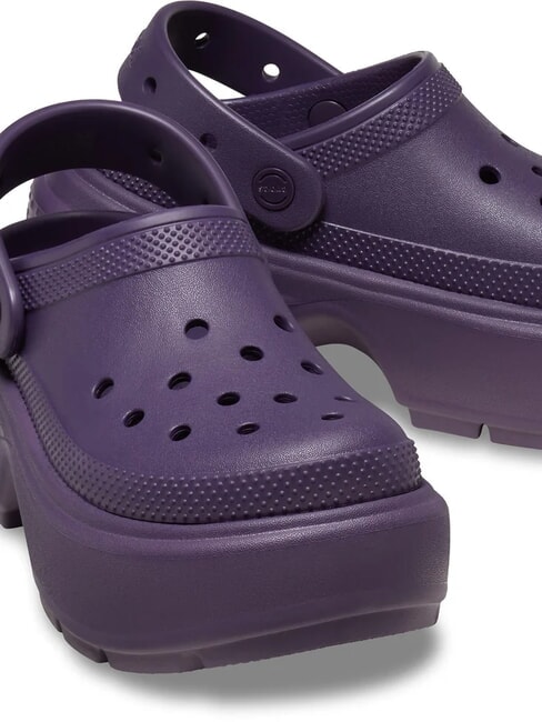 STOMP CLOG W Papuci cu platformă și saboți iris &icirc;nchis - Pantofi unisex