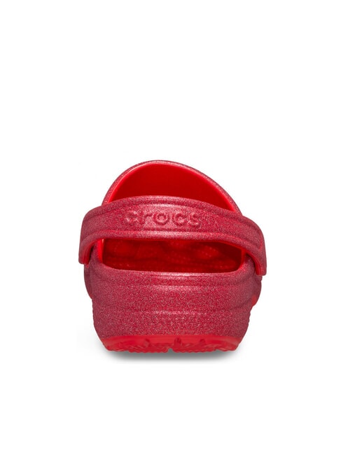 CLASSIC GLITTER CLOG W Sabot de papuci roșu-cireș - Pantofi femei