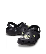 CROCS CLASSIC GLOW BLACK CAT CLOG T Sabot de papuci negru - Pantofi pentru bebeluși - 5