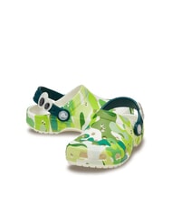 CROCS CLASSIC GLOW SLIME MONSTERSCGT Sabot de papuci strălucire verde - Pantofi pentru bebeluși - 5