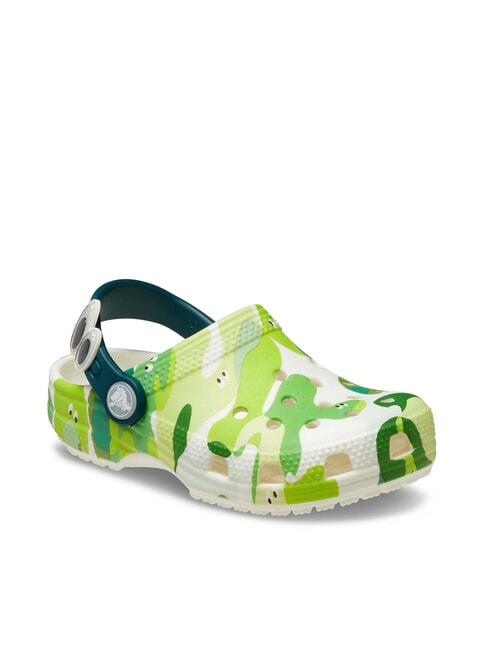 CLASSIC GLOW SLIME MONSTERSCGT Sabot de papuci strălucire verde - Pantofi pentru bebeluși