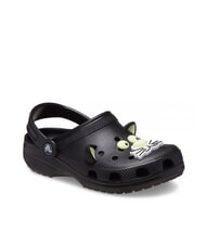 CROCS CLASSIC GLOW BLACK CAT CLOG T Sabot de papuci - Pantofi pentru bebeluși