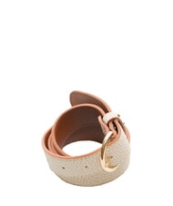 BORBONESE GRAFFITI Cureaua cu crampoane nisip/nucă de cocos - Curele - 3