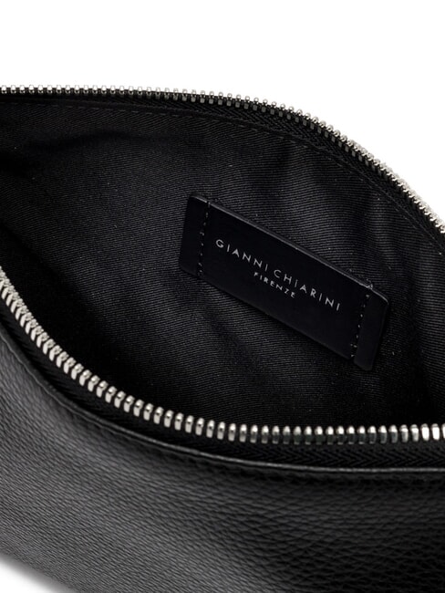 HERMY Geantă plic din piele cu curea de umăr negru - Genți femei