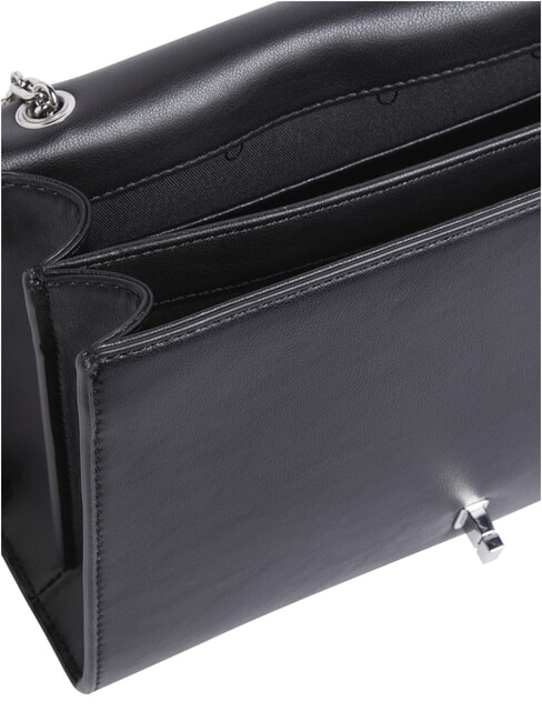 CK RE-LOCK Bursă medie convertibilă pe negru - Genți femei