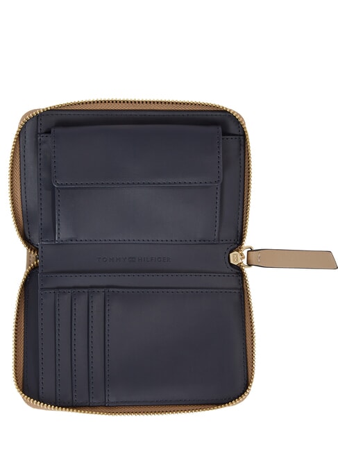 TH FEMININE Portofel cu fermoar taupe de coastă - Portofele femei