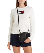 TOMMY HILFIGER TH FEMININE  Geantă mini pentru cameră de umăr negru - Genți femei - 4