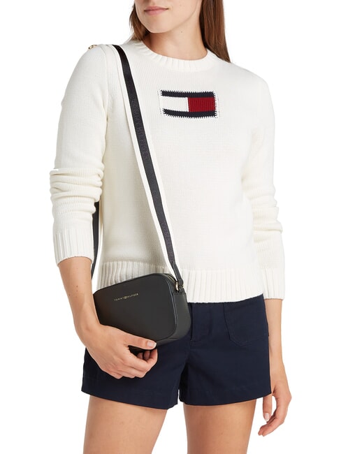 TH LOGOTAPE  Geantă mini pentru cameră de umăr negru - Genți femei