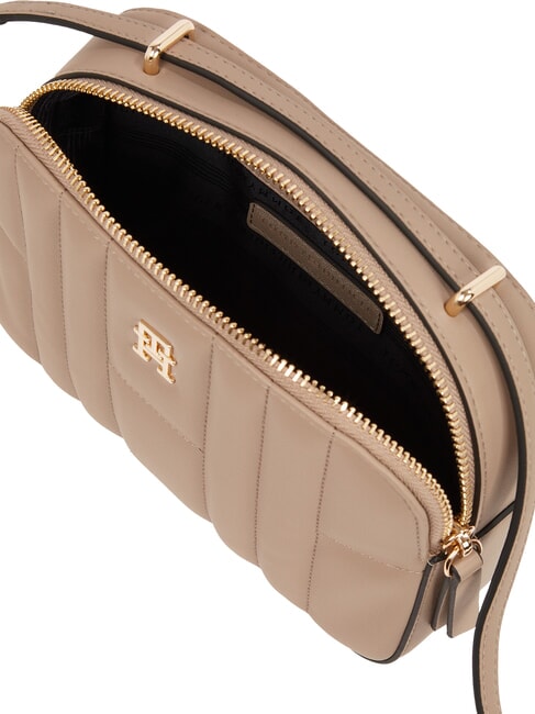 TH FEMININE  Geantă mini pentru cameră de umăr taupe de coastă - Genți femei