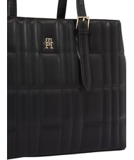 TOMMY HILFIGER TH FEMININE  Geantă de umăr negru - Genți femei - 3