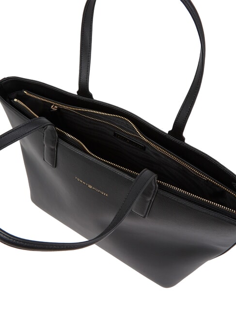 TH LOGOTAPE  Sacoșă de cumpărături negru - Genți femei