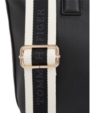 TOMMY HILFIGER TH LOGOTAPE Geantă de mână, cu curea de umăr negru - Genți femei - 3