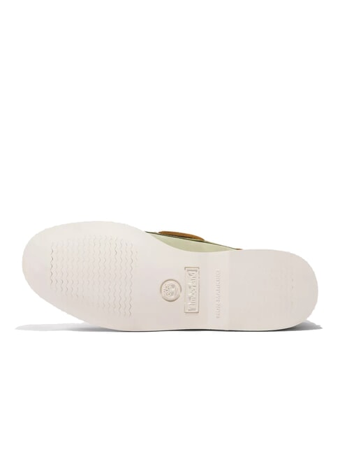 CLASSIC BOAT  Pantofi din piele intoarsa verde deschis - Pantofi bărbați