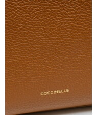 COCCINELLE PRIMROSE Rucsac din piele ciocănită CUIR - Genți femei - 5