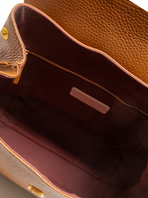 PRIMROSE Rucsac din piele ciocănită CUIR - Genți femei