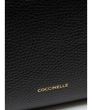 COCCINELLE PRIMROSE Rucsac din piele ciocănită negru - Genți femei - 5