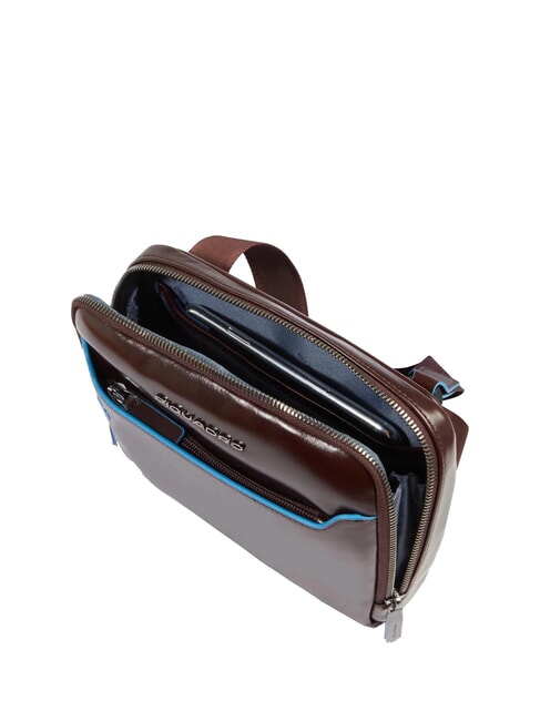 BLUE SQUARE Geantă de piele MAHOGANY - Genți de umăr bărbați