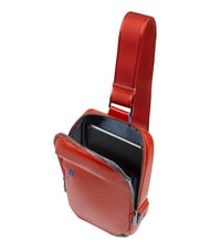 PIQUADRO BLUE SQUARE Rucsac din piele cu un singur umăr piele4 - Genți de umăr bărbați - 5