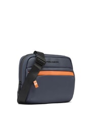 PIQUADRO CORNER SPECIALE GOMMATO Geantă hidrofugă albastru - Genți de umăr bărbați - 2