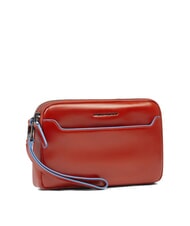 PIQUADRO BLUE SQUARE Geantă de mână din piele pentru bărbați - Husă pentru tabletă și organizator