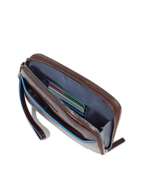 BLUE SQUARE Geantă de m&acirc;nă din piele pentru bărbați MAHOGANY - Husă pentru tabletă și organizator
