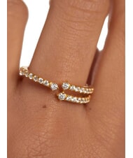 PDPAOLA THE NEW ESSENTIALS SISI Inel placat cu aur cu zirconiu aur - Inele - 5