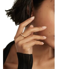 PDPAOLA THE NEW ESSENTIALS TIARA Inel placat cu aur cu zirconiu aur - Inele - 5