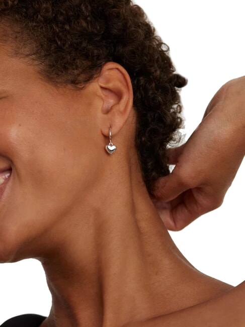 L'ABSOLU ENGRAVE ME Cercei din argint placați cu rodiu argint - Cercei