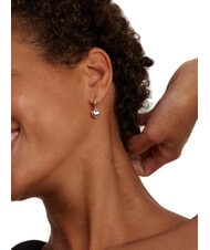 PDPAOLA L'ABSOLU ENGRAVE ME Cercei din argint placați cu rodiu argint - Cercei - 4