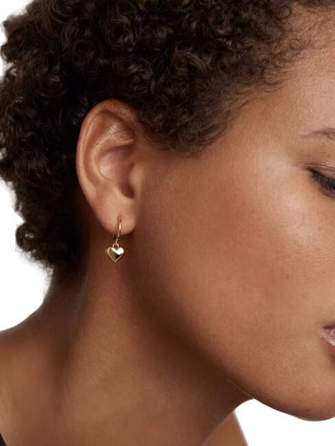 ESSENTIALS L'ABSOLU ENGRAVE ME  Cercei placați cu aur aur - Cercei