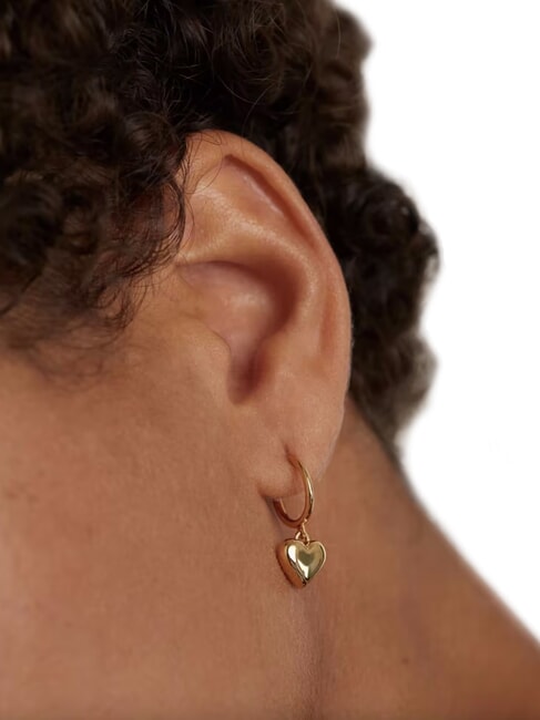 ESSENTIALS L'ABSOLU ENGRAVE ME  Cercei placați cu aur aur - Cercei