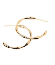 PDPAOLA FIVE VANILLA Cercei rotunzi placați cu aur - Cercei