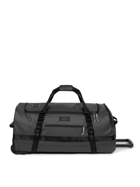DUFFEL PACK WHEEL M Trolley geantă de voiaj medie, hidrofugă prelată neagră2 - Trolere semirigide