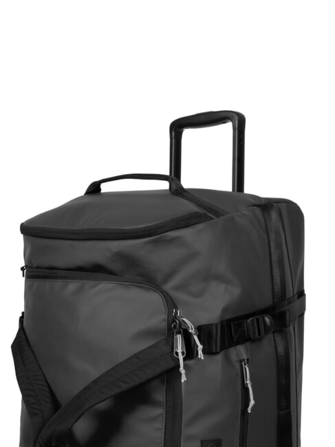DUFFEL PACK WHEEL M Trolley geantă de voiaj medie, hidrofugă prelată neagră2 - Trolere semirigide