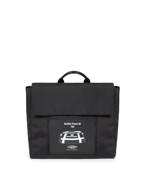 DUFFEL PACK S Rucsac de călătorie mic, geantă de voiaj prelată neagră2 - Genți de voiaj