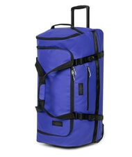EASTPAK DUFFEL PACK WHEEL L Trolley mare pentru geantă de voiaj hidrofugă prelată albastră - Trolere semirigide - 4