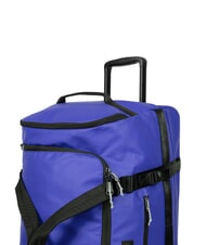 EASTPAK DUFFEL PACK WHEEL L Trolley mare pentru geantă de voiaj hidrofugă prelată albastră - Trolere semirigide - 5