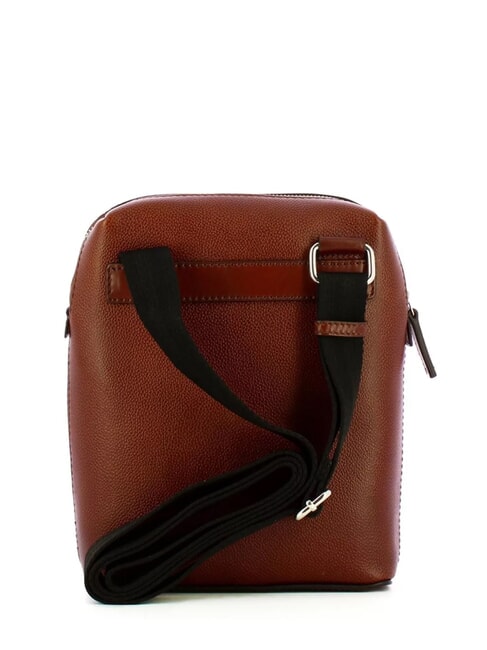 BIAGIO Geantă de piele maro 14/ruteniu paladiu - Genți de umăr bărbați