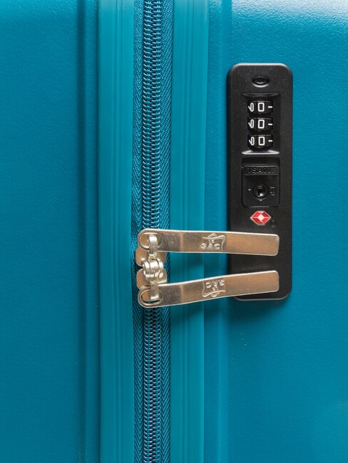 SLIDE Cărucior extensibil mediu albastru petrol - Trolere rigide