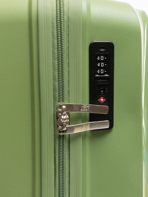 SLIDE Cărucior pentru bagaje de mână verde salvie - Bagaje de mână