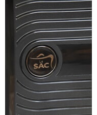 LESAC SLIDE Cărucior extensibil mediu negru - Trolere rigide - 8