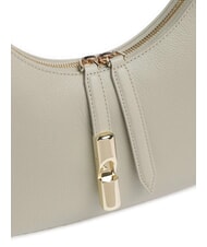 FURLA GOCCIA Geanta de umar din piele ciocanita salvie ușoară - Genți femei - 3