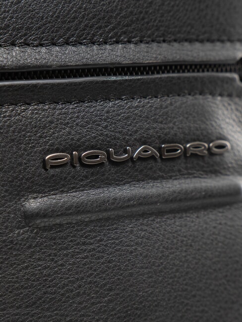 AKRON Rucsac din piele pentru laptop de 15,6" negru - Rucsacuri pentru laptop