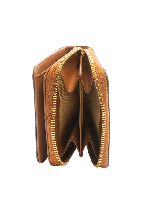 WALLETS VACCHETTA CALF Portofel mic din piele netedă nuca - Portofele femei