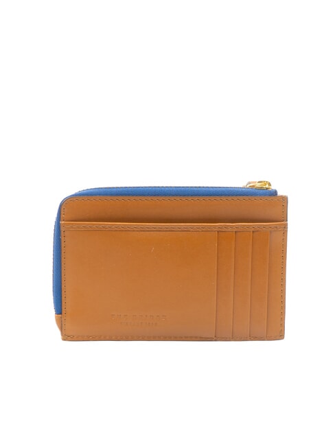 CHIARA  Portofel plat din piele Cognac / Aur - Portofele femei