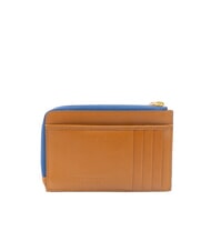 THE BRIDGE CHIARA  Portofel plat din piele Cognac / Aur - Portofele femei - 3