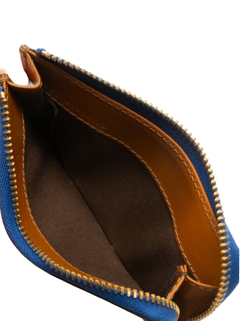 CHIARA  Portofel plat din piele Cognac / Aur - Portofele femei